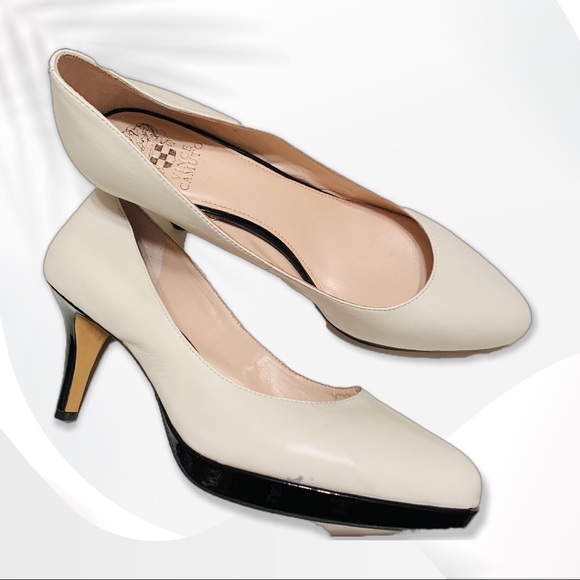 Vince Camino Creme Leather Size 11 Heels Never worn - Picture 3 of 4